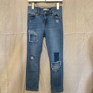 2/$25 Levi's Kids Blue Distressed Jeans